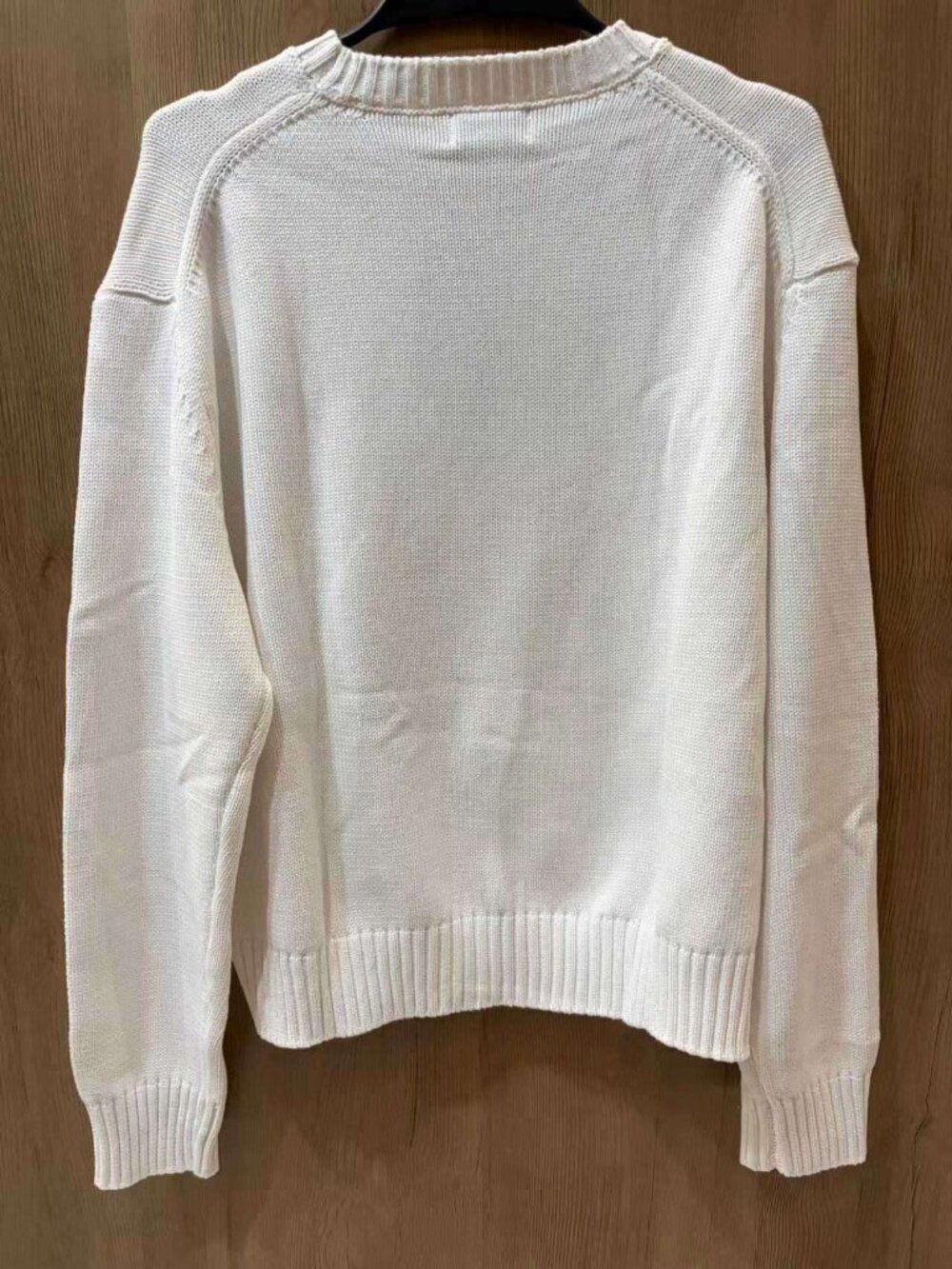 Polo Ralph Lauren White Vacation Bear Crewneck Sweater - Picture 7 of 7